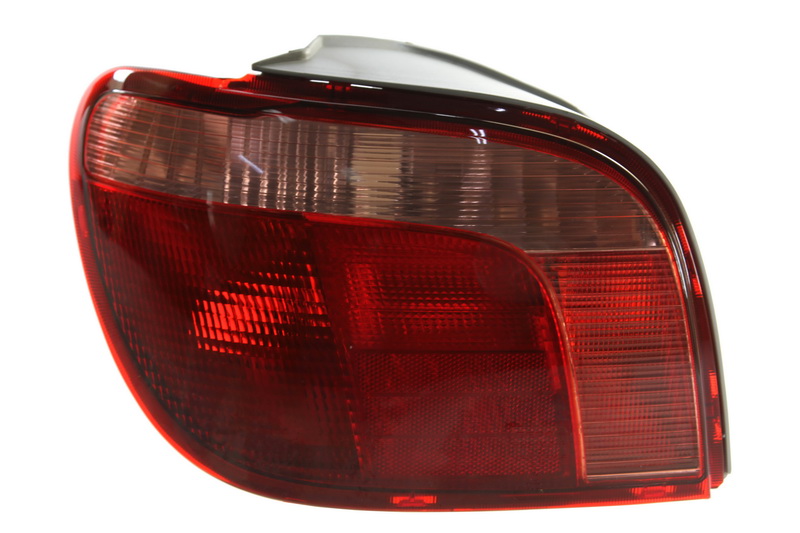 Achterlicht Links (P21W/W21/5W/W21W, kleur indicator wit, kleur van het glas red) past: TOYOTA YARIS XP10 Hatchback 01.99-11.05