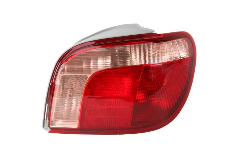 Achterlicht Rechts (P21W/W21/5W/W21W, kleur indicator wit, kleur van het glas red) past: TOYOTA YARIS XP10 Hatchback 01.99-11.05