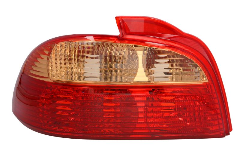 Achterlicht Links (P21W/R5W, kleur indicator oranje, kleur van het glas red) past: TOYOTA AVENSIS T22 Saloon 09.97-03.03