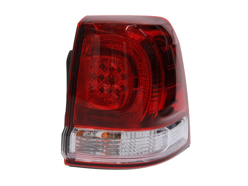 Achterlicht Rechts (extern, LED/WY21W, kleur indicator wit, kleur van het glas red) past: TOYOTA LAND CRUISER 200 J2 01.08-