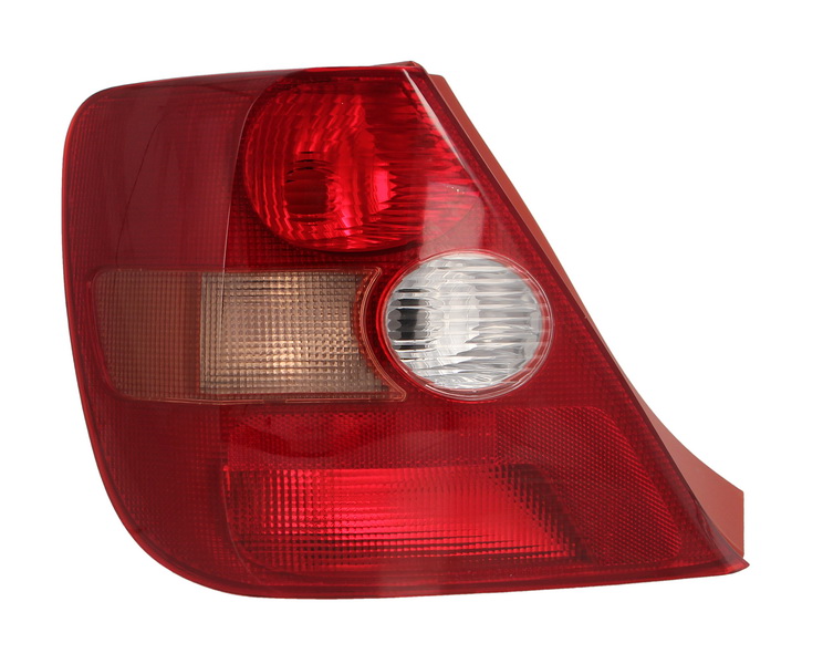 Achterlicht Links (P21/5W/P21W, kleur indicator wit, kleur van het glas red) past: HONDA CIVIC VII HB 3D 02.01-12.03