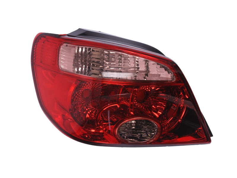 Achterlicht Links (W16W/W21/5W/W5W/WY21W, kleur indicator wit, kleur van het glas red) past: MITSUBISHI OUTLANDER I 01.02-10.06