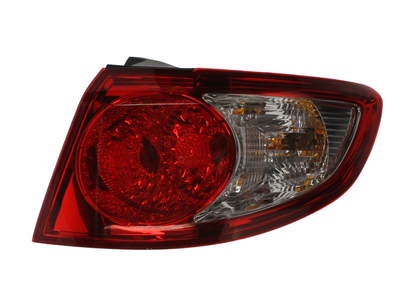 Achterlicht Rechts (extern, P21/5W/P21W, kleur indicator wit, kleur van het glas red, met bedrading) past: HYUNDAI SANTA FE II CM 03.06-06.09