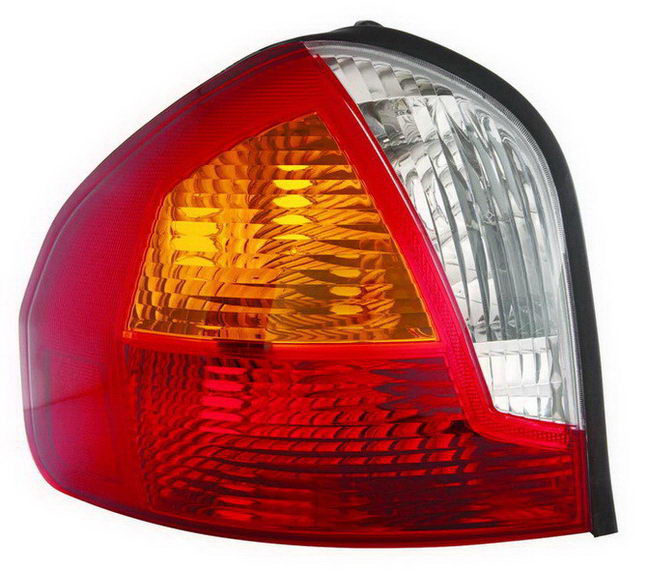 Achterlicht Links (kleur indicator geel, kleur van het glas red) past: HYUNDAI SANTA FE I SM Off-road 08.00-03.06
