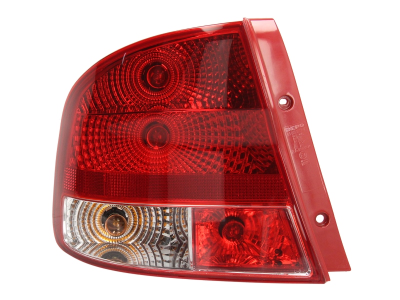 Achterlicht Links (extern, P21/5W/P21W, kleur indicator wit, kleur van het glas red) past: CHEVROLET AVEO/KALOS  DAEWOO AVEO/KALOS Saloon 4D 05.03-04.05