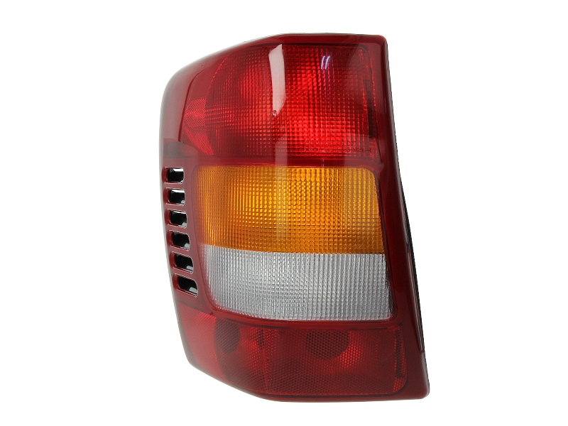 Achterlicht Links (kleur indicator geel, kleur van het glas red) past: JEEP GRAND CHEROKEE II WJ Off-road 10.98-09.05