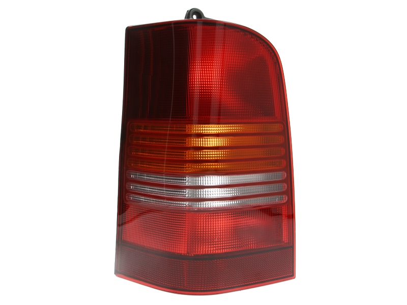 Achterlicht Links (P21/5W/P21W, kleur indicator geel, kleur van het glas red) past: MERCEDES VITO / KLASA V W638 Oversize lichaam 02.96-07.03