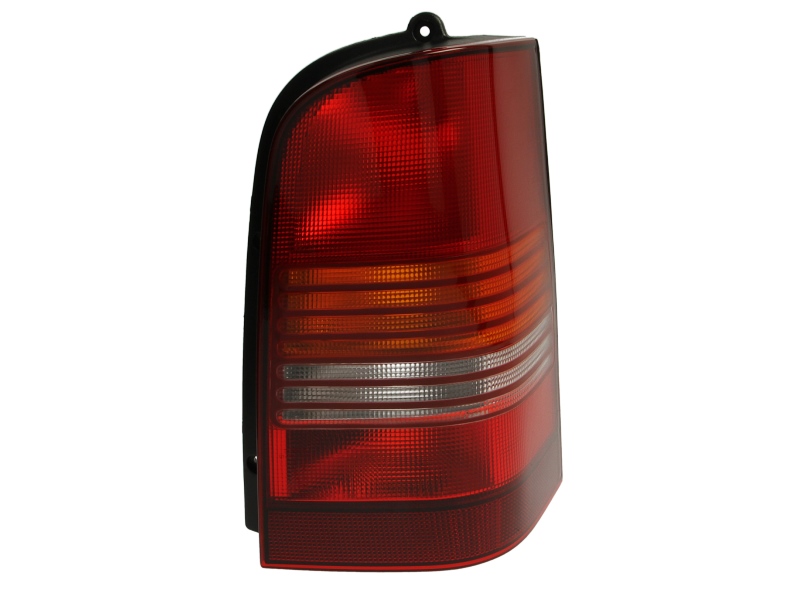 Achterlicht Rechts (P21/5W/P21W, kleur indicator geel, kleur van het glas red) past: MERCEDES VITO / KLASA V W638 Oversize lichaam 02.96-07.03