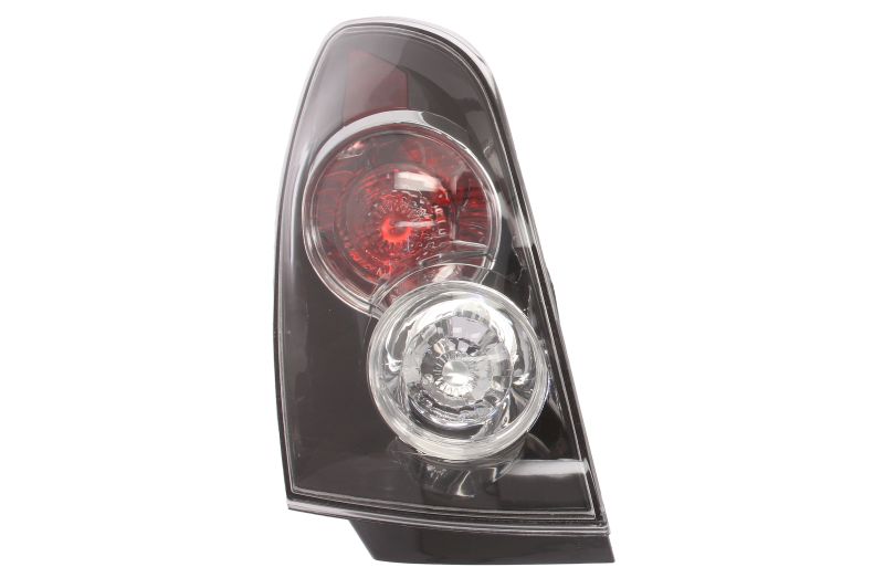 Achterlicht Rechts (extern, W21/5W/WY21W, kleur indicator wit, kleur van het glas zwart) past: MAZDA 3 BK Saloon 4D 12.06-12.09