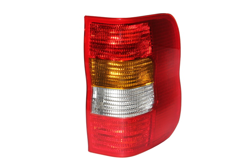 Achterlicht Rechts (P21/4W/P21W, kleur indicator oranje, kleur van het glas red) past: OPEL COMBO B Volledig lichaam 07.94-07.97