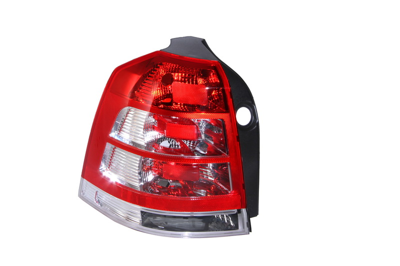 Achterlicht Links (P21W, kleur indicator wit, kleur van het glas red) past: OPEL ZAFIRA B 07.05-04.15