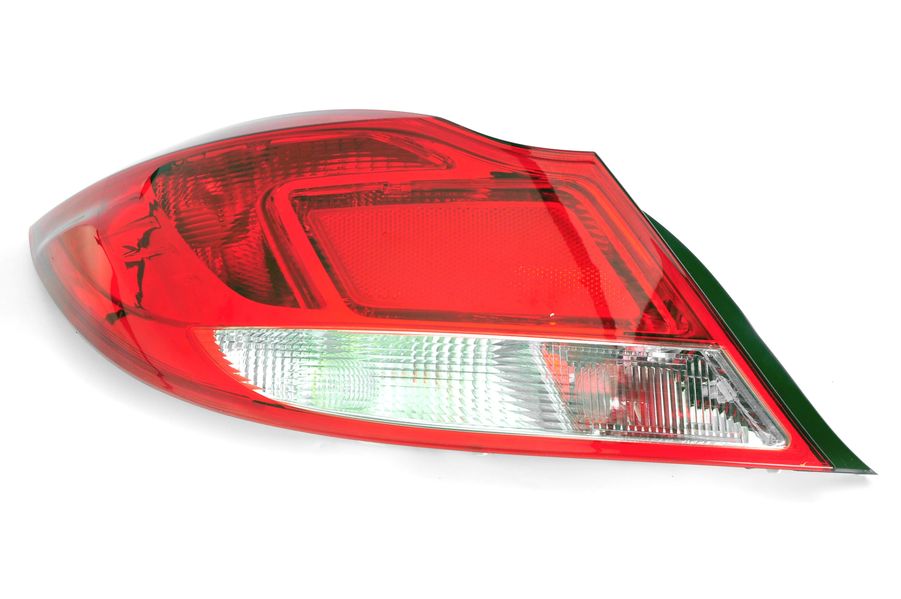 Achterlicht Links (P21W/R10W, kleur indicator wit, kleur van het glas red) past: OPEL INSIGNIA A Saloon 4D 07.08-05.13