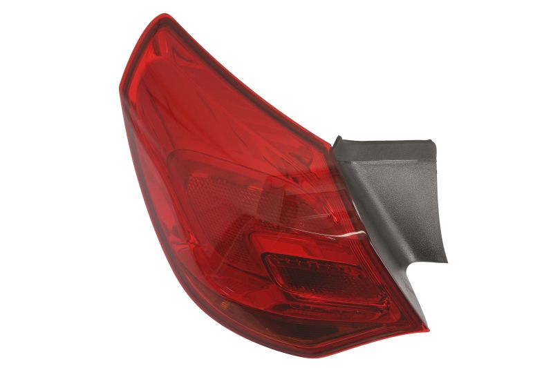 Achterlicht Links (extern, W16W/W5W, kleur indicator geel, kleur van het glas red) past: OPEL ASTRA J Hatchback 12.09-09.12