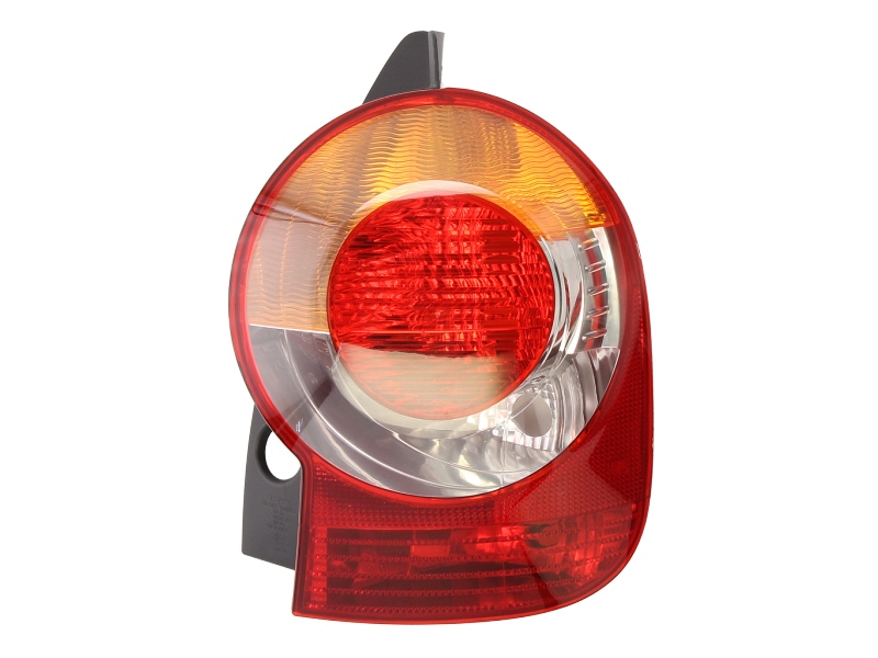 Achterlicht Rechts (P21/5W/P21W/R5W, kleur indicator geel, kleur van het glas red) past: RENAULT MODUS Ph I Hatchback 09.04-11.07