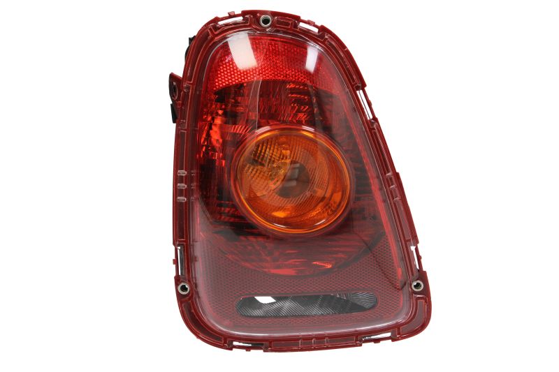 Achterlicht Links (P21W, kleur indicator geel, kleur van het glas red) past: MINI ONE / COOPER R50, R52, R53, ONE / COOPER R56, R57, R58, R59 LCI 06.01-11.13