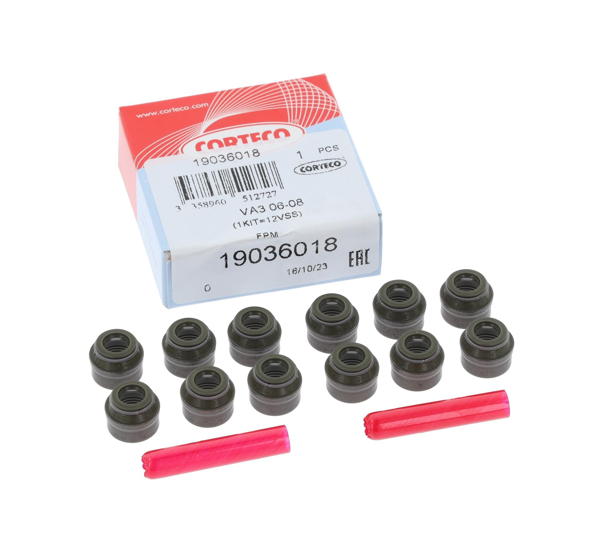 Klepsteel pakking/afdichtings set