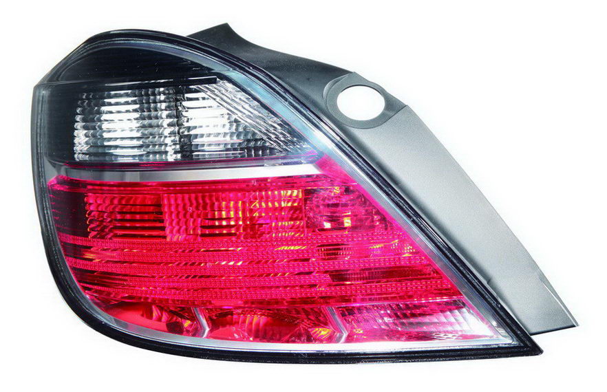 Achterlicht Links (H21W/P21W/W5W, kleur indicator grijs gerookt, kleur van het glas red) past: OPEL ASTRA H Hatchback 03.04-05.14