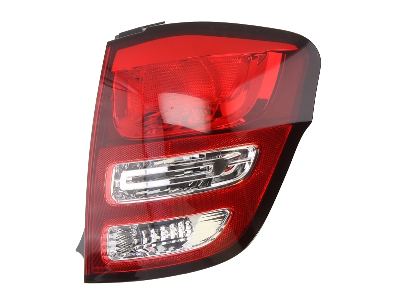 Achterlicht Rechts (extern, P21/5W/P21W/PR21W, kleur indicator transparant, kleur van het glas red) past: CITROEN C3 II Hatchback 11.09-12.16