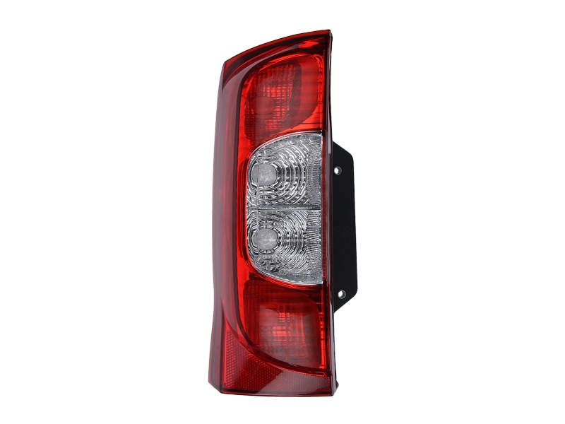 Achterlicht Links (P21/4W/P21W, kleur indicator wit, kleur van het glas red) past: CITROEN NEMO  FIAT FIORINO / QUBO Oversize lichaam / Stationwagon / Volledig lichaam 11.07-04.16