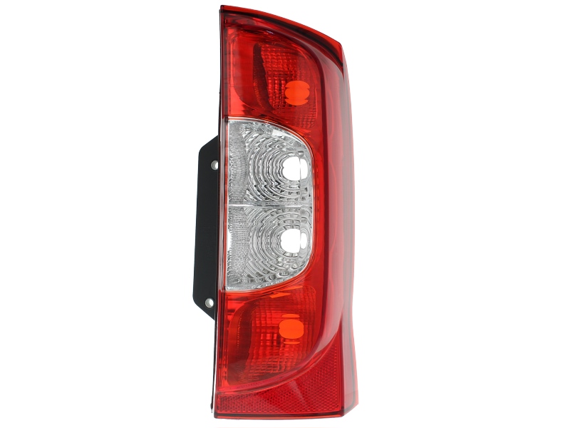 Achterlicht Rechts (P21/4W/P21W, kleur indicator wit, kleur van het glas red) past: CITROEN NEMO  FIAT FIORINO / QUBO Oversize lichaam / Stationwagon / Volledig lichaam 11.07-04.16