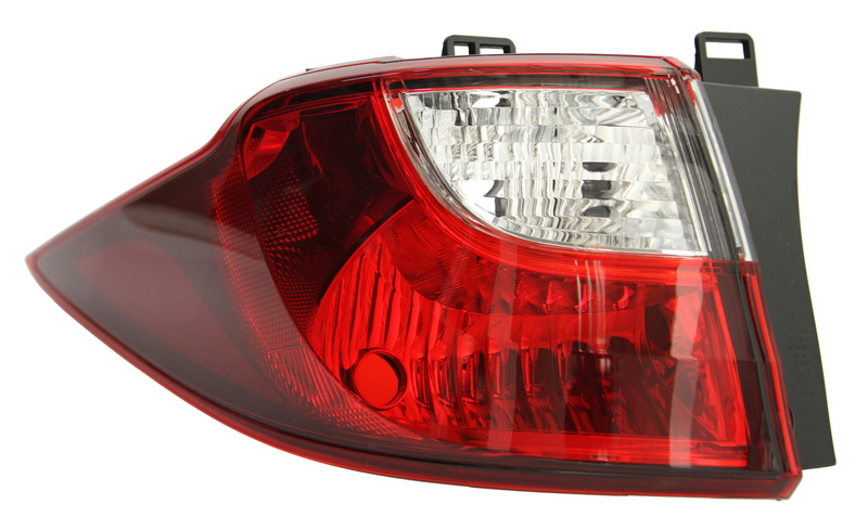 Achterlicht Links (extern, W21/5W/WY21W, kleur indicator wit, kleur van het glas red) past: MAZDA 5 CW Oversize lichaam 05.10-01.17