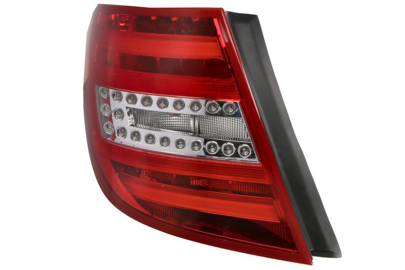 Achterlicht Links (LED/P21W, kleur indicator wit, kleur van het glas red) past: MERCEDES C-KLASA W204 Stationwagon 03.11-12.13
