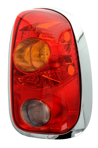Achterlicht Rechts (P21W, kleur indicator geel, kleur van het glas red) past: MINI COUNTRYMAN R60 Hatchback 06.10-12.16
