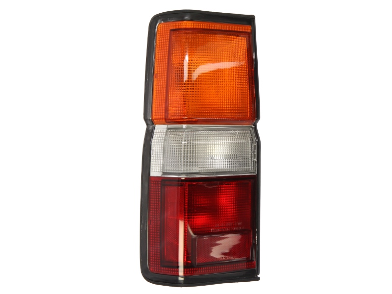 Achterlicht Links (kleur indicator oranje, kleur van het glas red) past: NISSAN PATHFINDER I WD21, TERRANO I WD21 Pick-up 07.86-02.96
