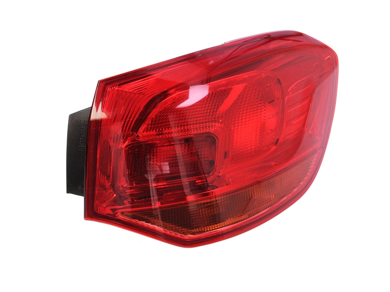 Achterlicht Rechts (extern, P21W/W5W, kleur indicator geel, kleur van het glas red) past: OPEL ASTRA J Stationwagon 09.12-04.18