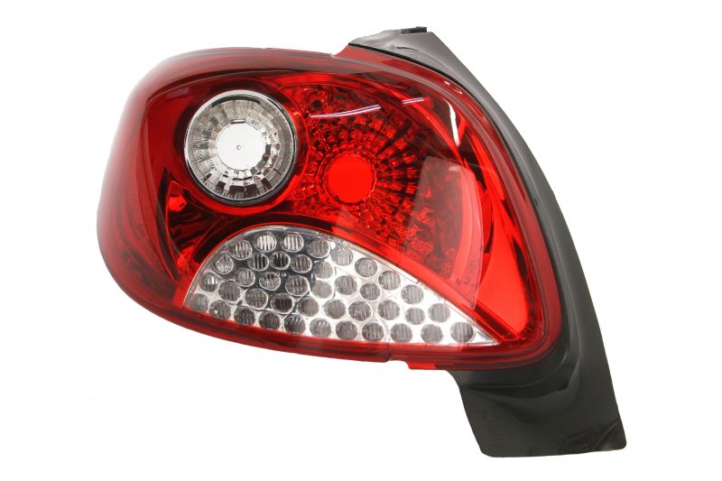 Achterlicht Links (P21/5W/P21W, kleur indicator transparant, kleur van het glas red) past: PEUGEOT 206+ Hatchback 5D 01.09-12.12