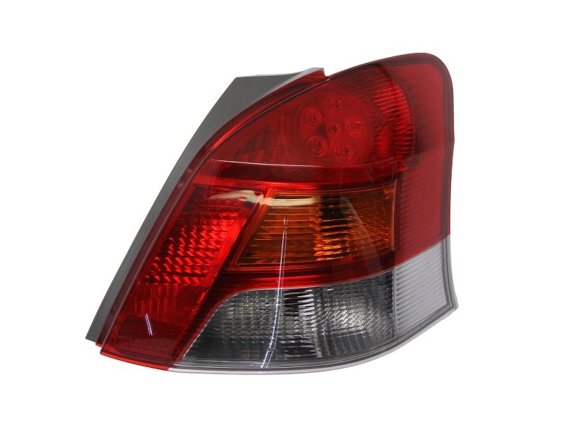 Achterlicht Rechts (LED/W5W, kleur indicator geel, kleur van het glas red) past: TOYOTA YARIS XP90 Hatchback 01.05-11.10