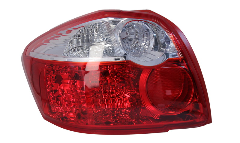Achterlicht Links (LED, kleur indicator wit, kleur van het glas red) past: TOYOTA AURIS E15 Hatchback 04.10-09.12