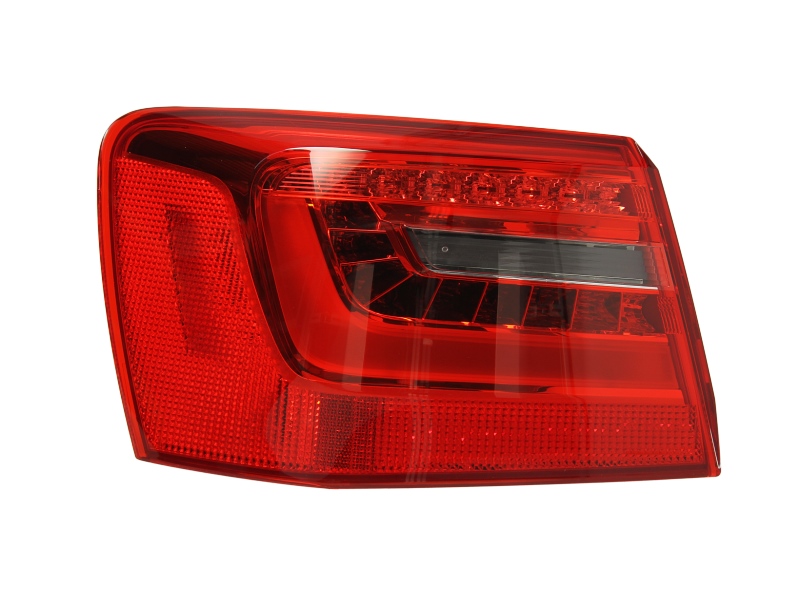 Achterlicht Links (extern, LED, kleur indicator geel/red) past: AUDI A6 C7 Stationwagon 11.10-04.15