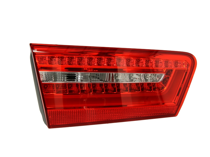 Achterlicht Links (binnen, LED, kleur indicator geel/red, anti-fog licht) past: AUDI A6 C7 Stationwagon 11.10-04.15