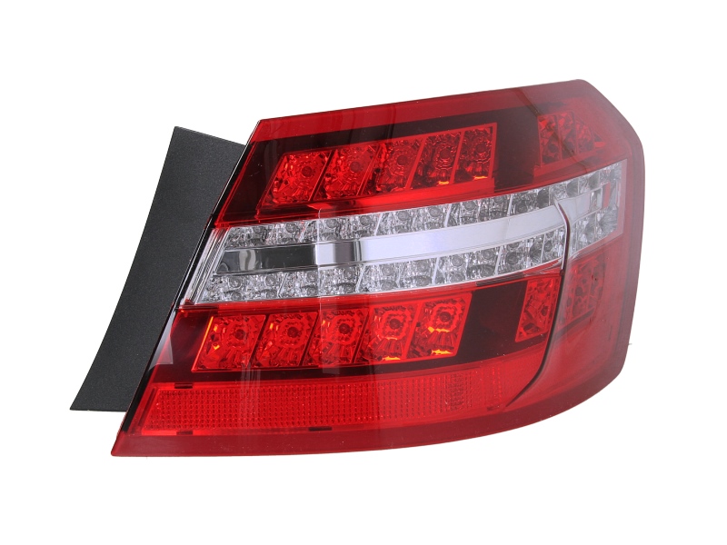 Achterlicht Rechts (extern, LED, kleur indicator transparant, kleur van het glas red) past: MERCEDES E-KLASA W212 Saloon 01.09-01.13