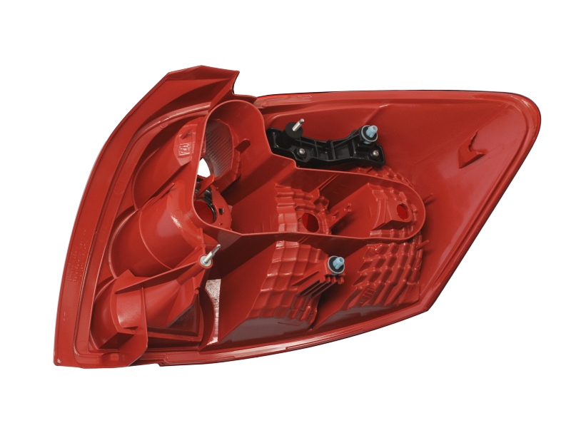 Achterlicht Links (kleur indicator geel, kleur van het glas red) past: TOYOTA AURIS E15 Saloon 03.07-09.12