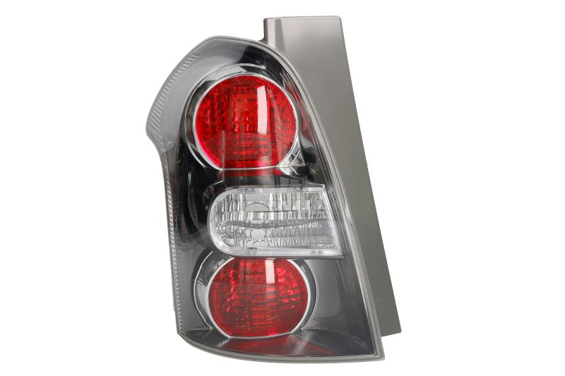 Achterlicht Links (kleur indicator geel/transparant, kleur van het glas red, zwart frame) past: TOYOTA COROLLA VERSO ZER, ZZE 04.04-03.09