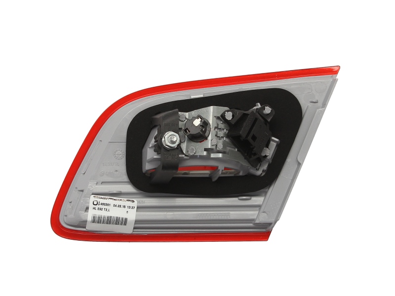 Achterlicht Links (binnen, LED, kleur van het glas red) past: BMW 3 E92, E93 Beker 03.06-03.10
