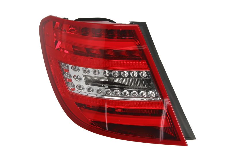 Achterlicht Links (LED, kleur indicator geel/transparant, kleur van het glas red) past: MERCEDES C-KLASA W204 Stationwagon 03.11-12.13