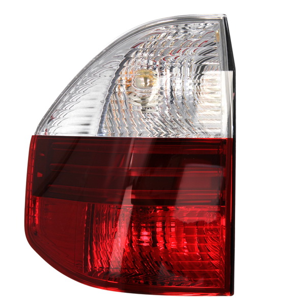 Achterlicht Links (extern, LED, kleur indicator transparant, kleur van het glas red) past: BMW X3 E83 Off-road 09.07-12.11