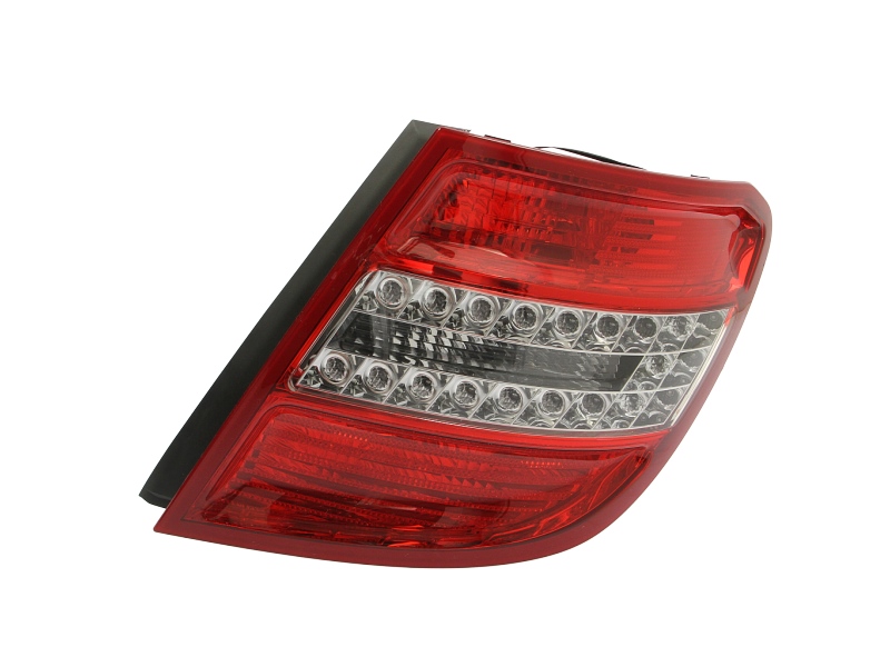 Achterlicht Rechts (LED, kleur indicator geel/transparant, kleur van het glas red) past: MERCEDES C-KLASA W204 Stationwagon 01.07-03.11