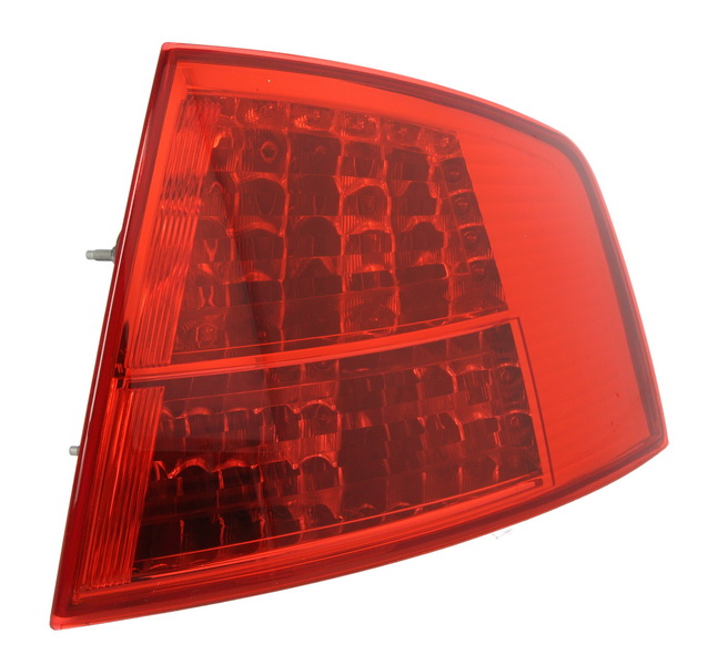 Achterlicht Rechts (extern, LED, kleur indicator geel/red, kleur van het glas red) past: AUDI A8 D3 Saloon 10.02-09.05