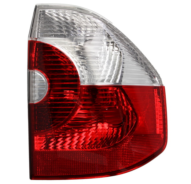 Achterlicht Rechts (extern, kleur indicator geel/transparant, kleur van het glas red)