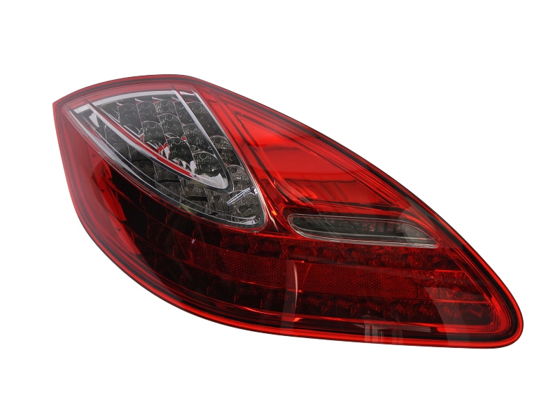 Achterlicht Links (LED, kleur indicator geel/transparant, kleur van het glas red, anti-fog licht) past: PORSCHE PANAMERA 970 09.09-07.13
