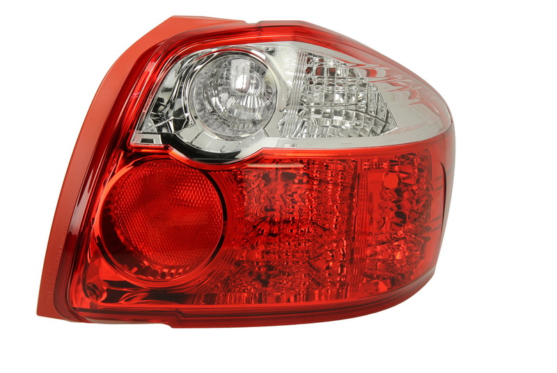 Achterlicht Rechts (kleur indicator wit, kleur van het glas red) past: TOYOTA AURIS E15 04.10-09.12