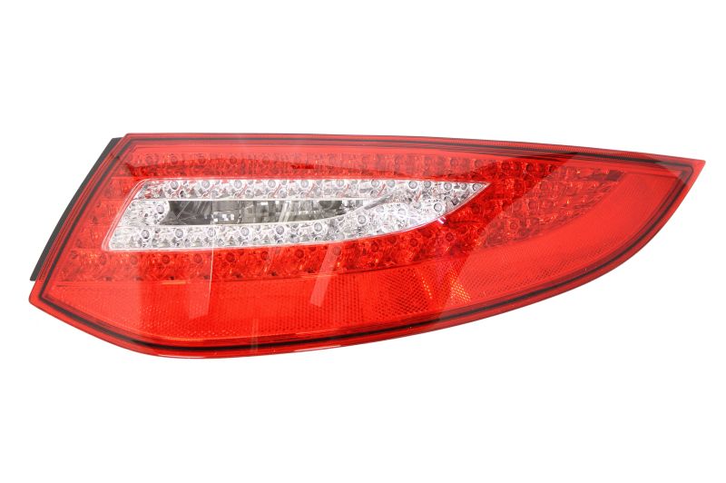 Achterlicht Rechts (LED, kleur indicator geel, kleur van het glas red, anti-fog licht) past: PORSCHE 911 997 Beker / Cabriolet / Targa 07.04-12.12