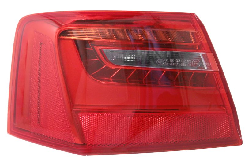 Achterlicht Links (extern, LED/W16W, kleur indicator red, kleur van het glas red) past: AUDI A6 C7 Saloon 11.10-04.15