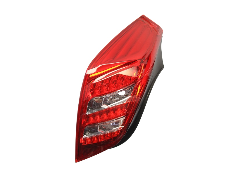 Achterlicht Links (extern, H21W/LED/P21W, kleur indicator wit, kleur van het glas red) past: PEUGEOT 508 I Saloon 4D 11.10-09.14