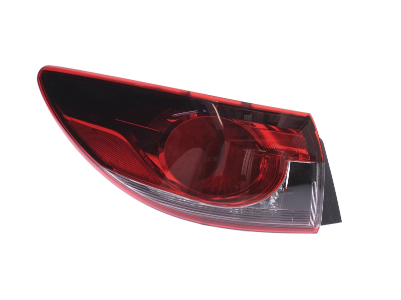 Achterlicht Links (extern, LED/WY21W, kleur indicator grijs gerookt) past: MAZDA 6 GJ Saloon 12.12-02.15