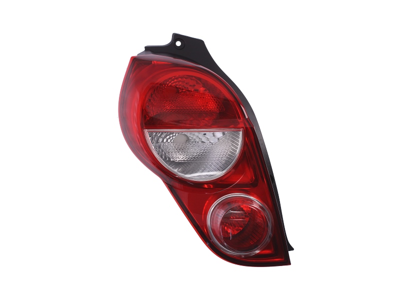 Achterlicht Links (P21/5W/P21W, kleur indicator wit, kleur van het glas red) past: CHEVROLET SPARK Hatchback 03.10-12.12